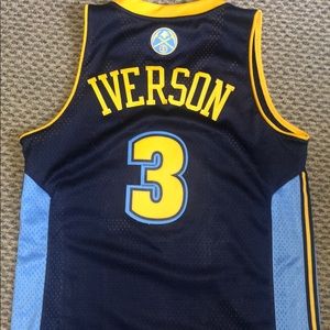 Allen Iverson (3) Denver Nuggets Jersey